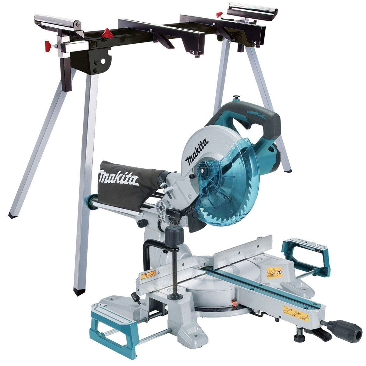 Makita   LS0816F/2   216mm   Slide   Compound   Mitre   Saw   240V   with   Folding   Stand