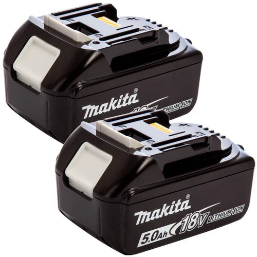 Makita   BL1850B   18V   LXT   Li-ion   5.0Ah   Genuine   Battery   196673-6   Twin   Pack